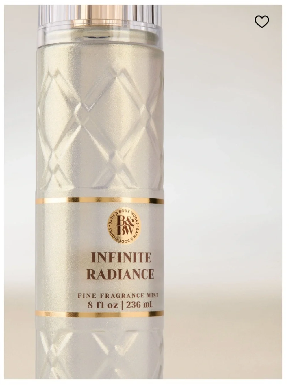 2) - “INFINITE RADIANCE” Fine Fragrance Mist by B&BW, 8-fl oz / 236 mL, NWTag